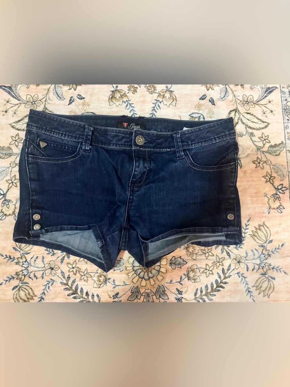 Guess denim mini shorts